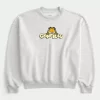 Garfield Grafikli Mürettebat Sweatshirt