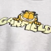 Garfield Grafikli Mürettebat Sweatshirt