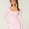 Gilly Hicks Active Recharge Cinch Sweetheart Üst