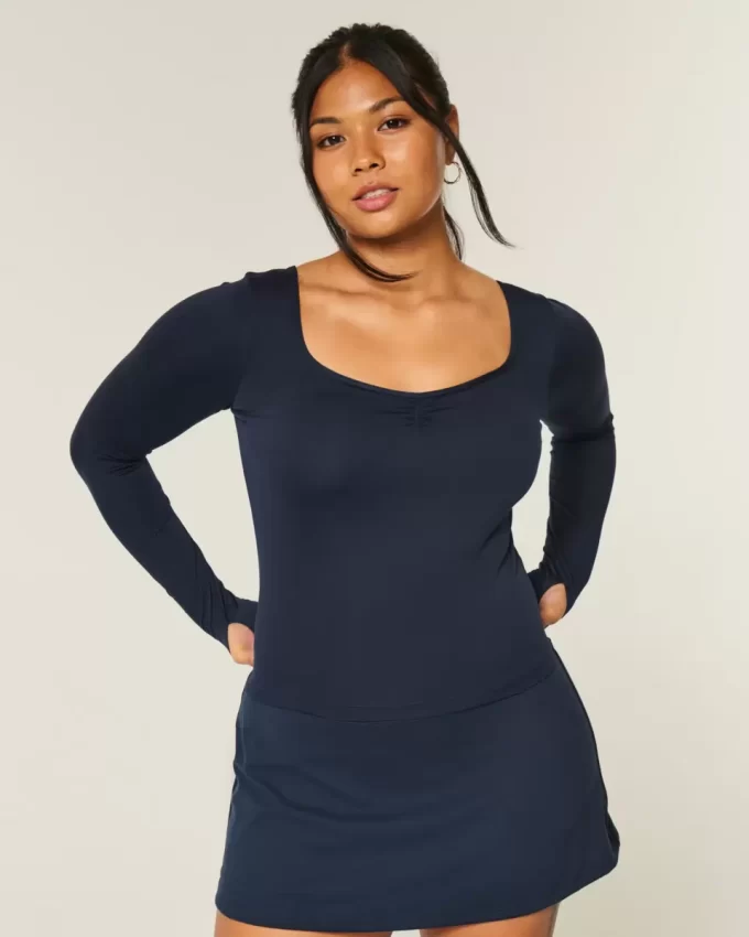 Gilly Hicks Active Recharge Cinch Sweetheart Üst