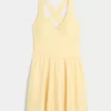 Gilly Hicks Active Recharge Wrap Halter Elbise