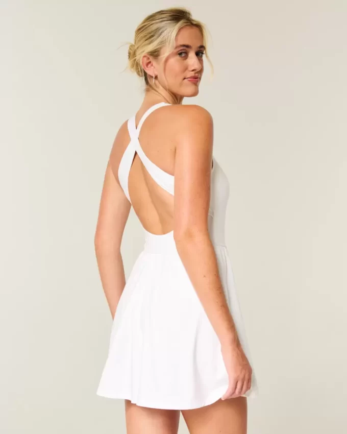 Gilly Hicks Active Recharge Wrap Halter Elbise