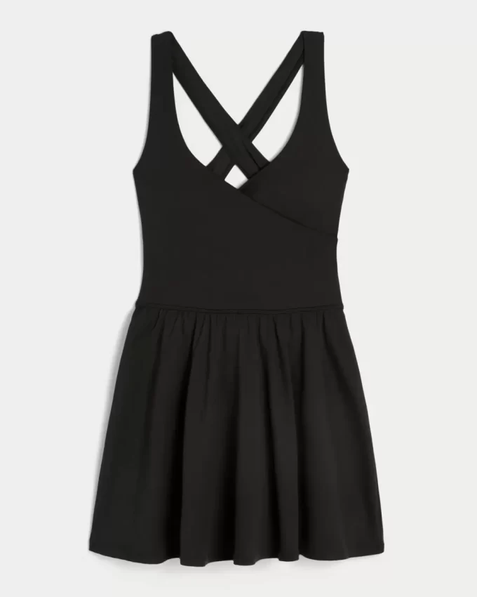 Gilly Hicks Active Recharge Wrap Halter Elbise