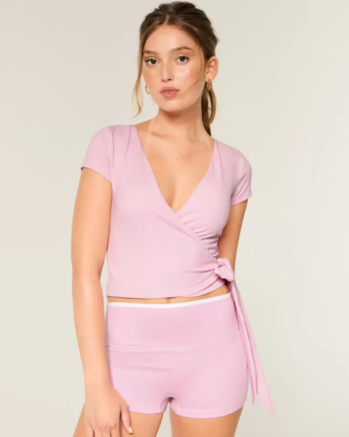 Gilly Hicks Active Recharge Wrap Üst