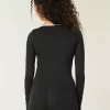 Gilly Hicks Active Tipped Wrap Üst