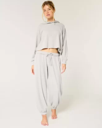 Gilly Hicks Rahat Waffle Bol Jogger Pantolon