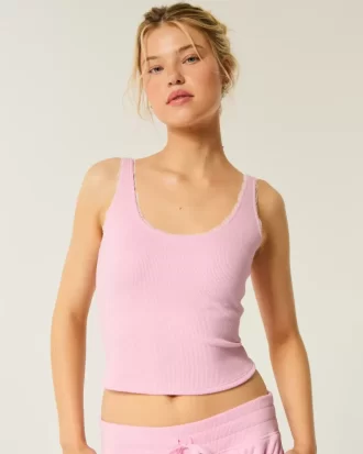 Gilly Hicks Rahat Waffle Dantelli Askılı Tank