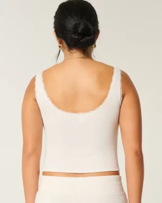 Gilly Hicks Rahat Waffle Dantelli Askılı Tank
