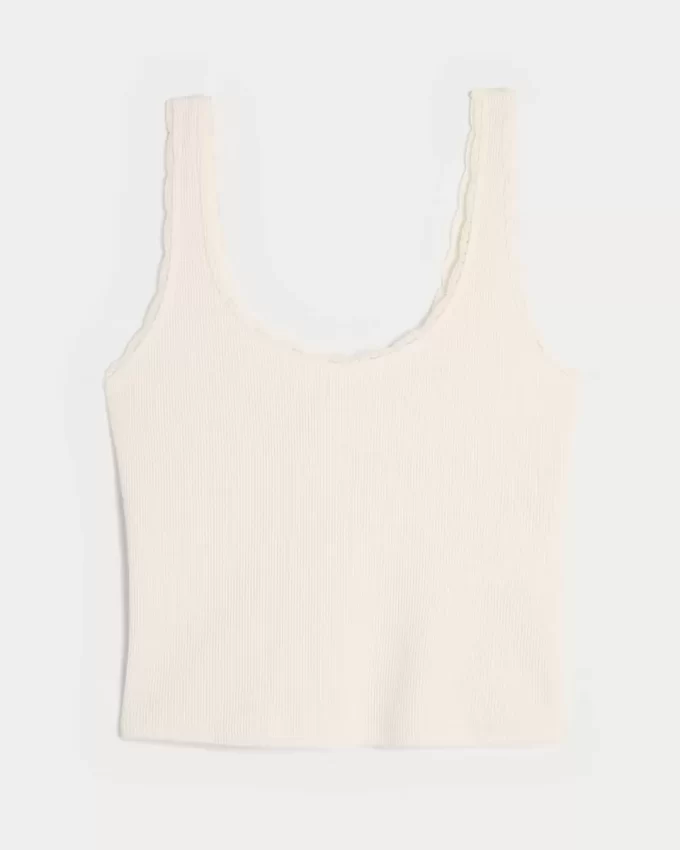 Gilly Hicks Rahat Waffle Dantelli Askılı Tank Gilly Hicks Rahat Waffle Dantelli Askılı Tank