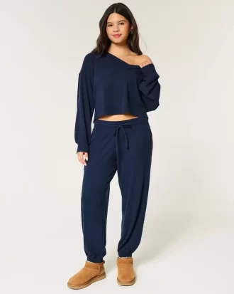 Gilly Hicks Rahat Waffle Jogger Pantolon