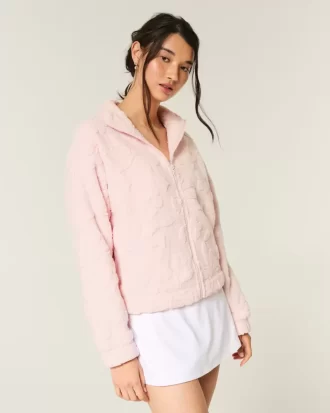 Gilly Hicks Sherpa Fermuarlı Üst