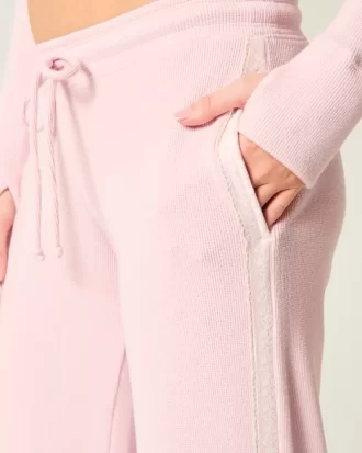 Gilly Hicks Waffle Dantel Düz Pantolon