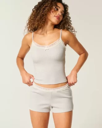 Gilly Hicks Waffle Lace Shortie Şort