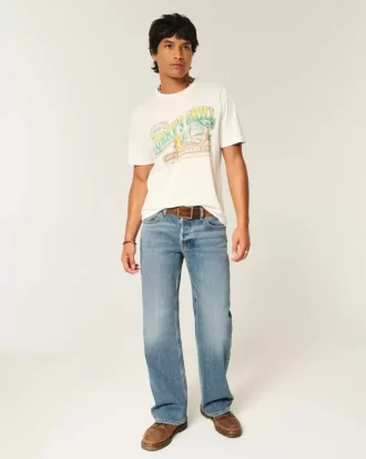 Hermosa Medium Wash Rahat Paça Kot Pantolon