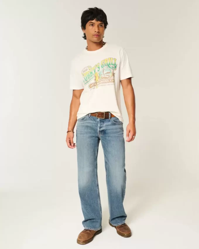 Hermosa Medium Wash Rahat Paça Kot Pantolon