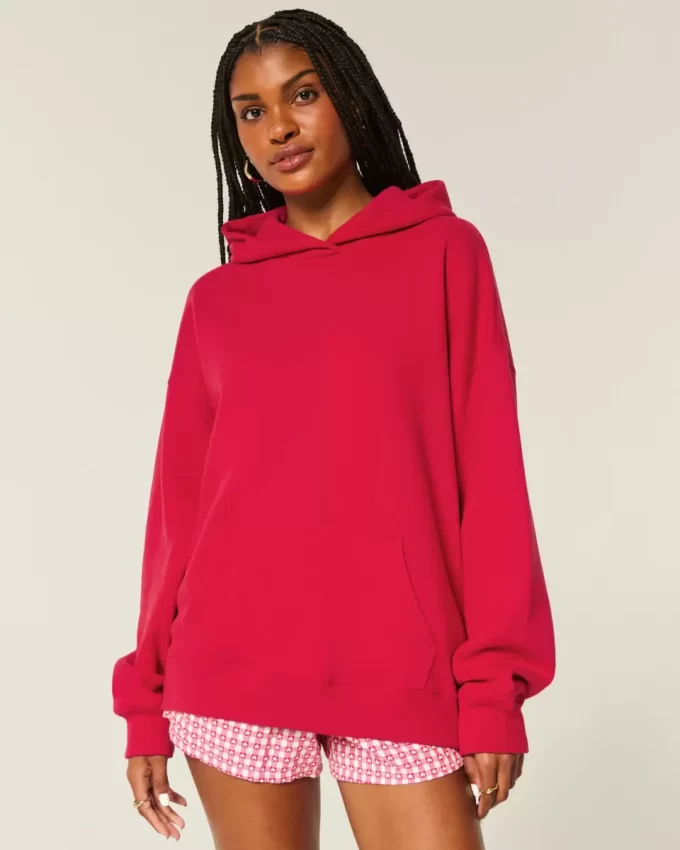 Hollister Feel Good Büyük Boy Kapüşonlu Sweatshirt
