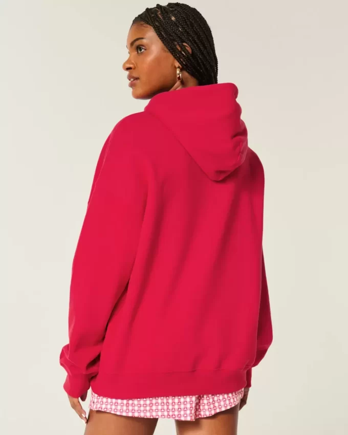 Hollister Feel Good Büyük Boy Kapüşonlu Sweatshirt
