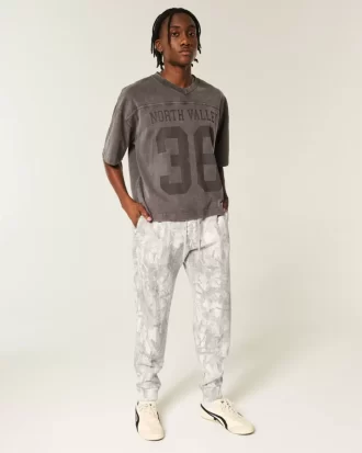 Hollister Feel Good Kamuflaj Polar Jogger Pantolon