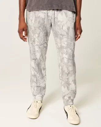 Hollister Feel Good Kamuflaj Polar Jogger Pantolon