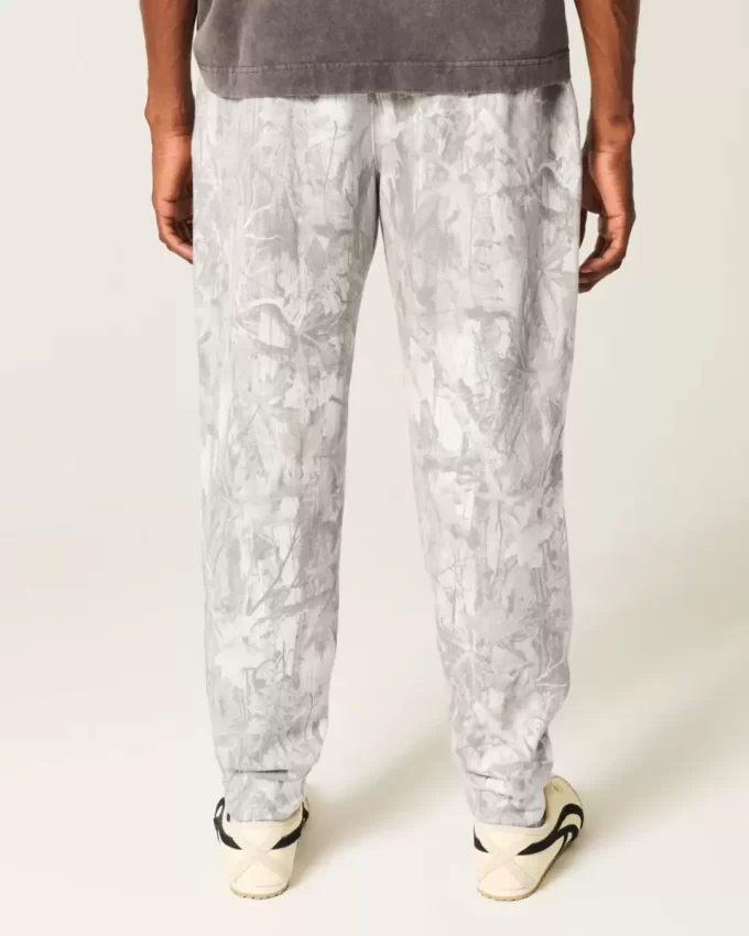 Hollister Feel Good Kamuflaj Polar Jogger Pantolon
