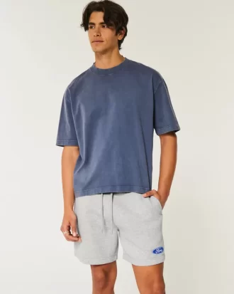 Hollister Feel Good Polar Orta Boy Ford Grafik Şort