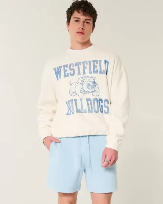 Hollister Feel Good Polar Orta-Uyluk Bol Şort