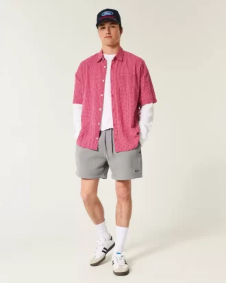 Hollister Feel Good Polar Orta-Uyluk Bol Şort