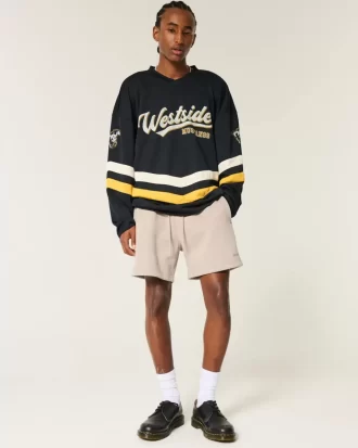 Hollister Feel Good Polar Orta-Uyluk Bol Şort