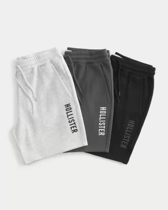 Hollister Feel Good Polar Orta Uyluk Logo Şort 3’lü Paket
