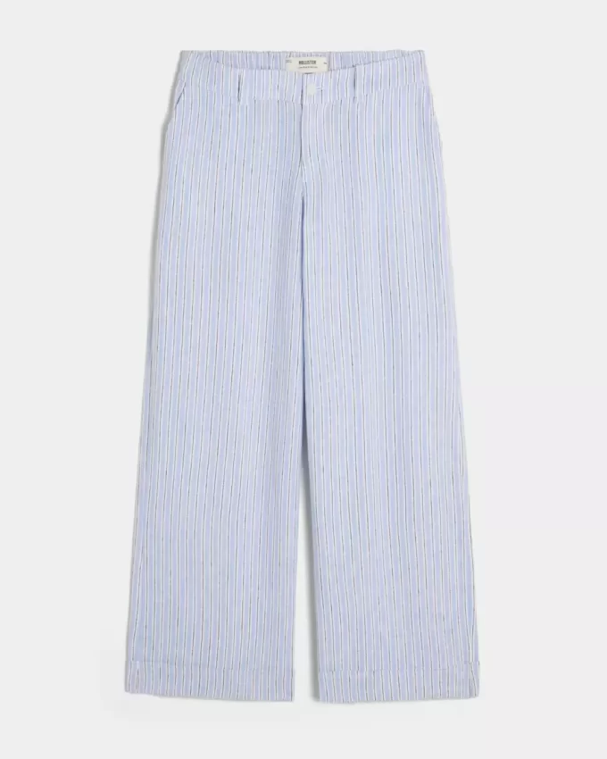 Hollister Livvy Düşük Bel Geniş Paça Pantolon Hollister Livvy Düşük Bel Geniş Paça Pantolon