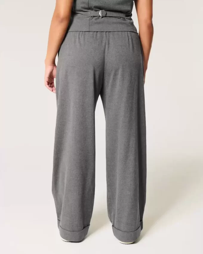 Hollister Livvy Düşük Bel Geniş Paça Pantolon Hollister Livvy Düşük Bel Geniş Paça Pantolon
