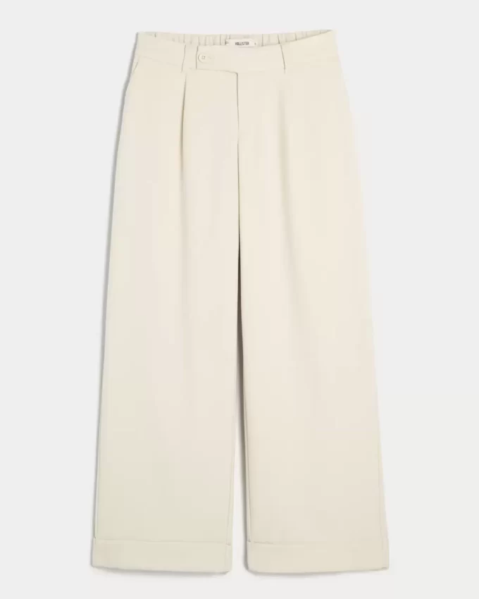 Hollister Livvy Düşük Bel Geniş Paça Pantolon Hollister Livvy Düşük Bel Geniş Paça Pantolon