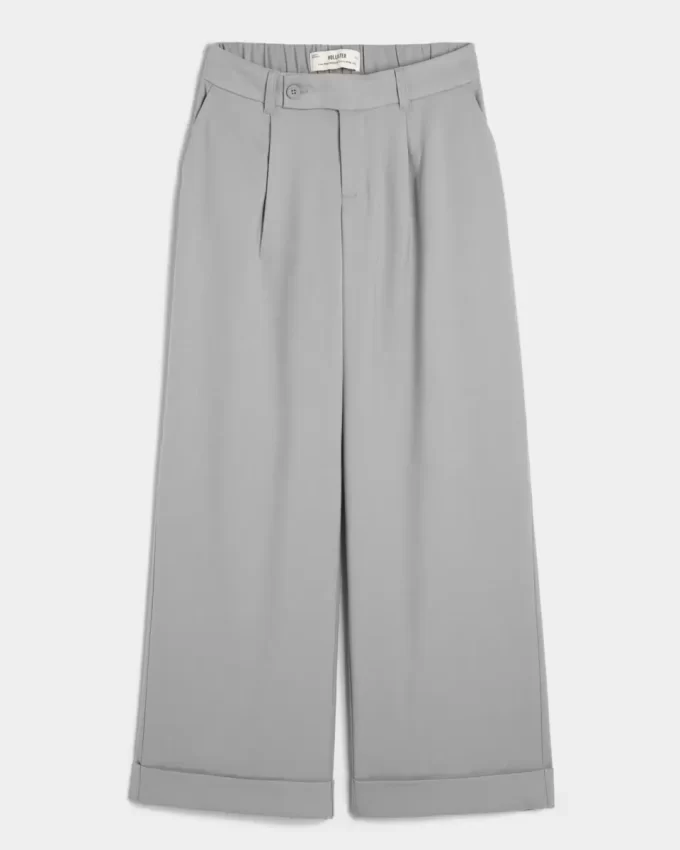 Hollister Livvy Düşük Bel Geniş Paça Pantolon Hollister Livvy Düşük Bel Geniş Paça Pantolon