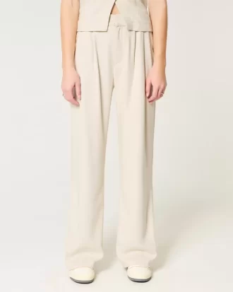 Hollister Livvy Ultra Yüksek Bel Geniş Paça Pantolon