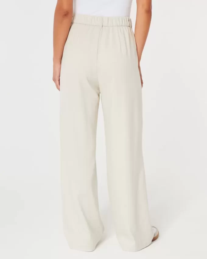 Hollister Livvy Ultra Yüksek Bel Geniş Paça Pantolon