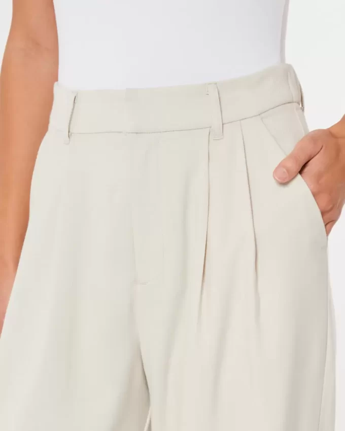 Hollister Livvy Ultra Yüksek Bel Geniş Paça Pantolon