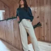Hollister Livvy Ultra Yüksek Bel Geniş Paça Pantolon