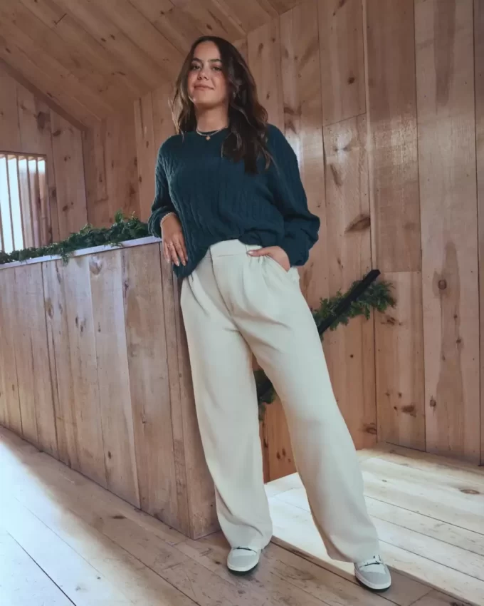 Hollister Livvy Ultra Yüksek Bel Geniş Paça Pantolon