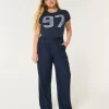 Hollister Livvy Ultra Yüksek Bel Keten Karışımlı Geniş Paça Pantolon Hollister Livvy Ultra Yüksek Bel Keten Karışımlı Geniş Paça Pantolon