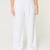 Hollister Livvy Ultra Yüksek Bel Keten Karışımlı Geniş Paça Pantolon Hollister Livvy Ultra Yüksek Bel Keten Karışımlı Geniş Paça Pantolon