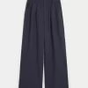Hollister Livvy Ultra Yüksek Bel Keten Karışımlı Geniş Paça Pantolon Hollister Livvy Ultra Yüksek Bel Keten Karışımlı Geniş Paça Pantolon