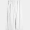 Hollister Livvy Ultra Yüksek Bel Keten Karışımlı Geniş Paça Pantolon Hollister Livvy Ultra Yüksek Bel Keten Karışımlı Geniş Paça Pantolon
