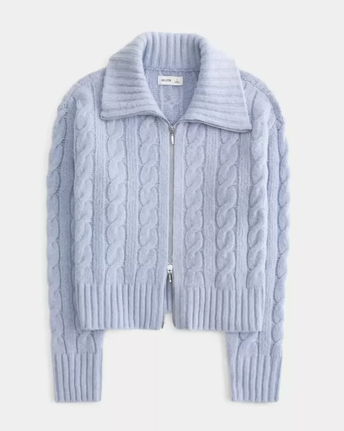 Hollister Rahat Bulut Fermuarlı Kazak Hollister Rahat Bulut Fermuarlı Kazak