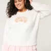 Hollister Rahat Bulut Kruvasan Grafikli Kazak Hollister Rahat Bulut Kruvasan Grafikli Kazak