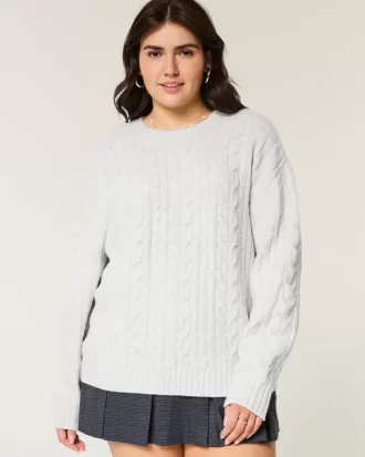 Hollister Rahat Bulut Örgü Kazak
