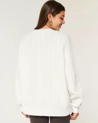Hollister Rahat Bulut Örgü Kazak