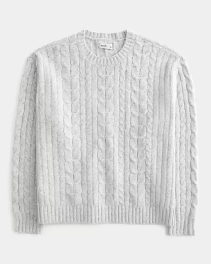 Hollister Rahat Bulut Örgü Kazak
