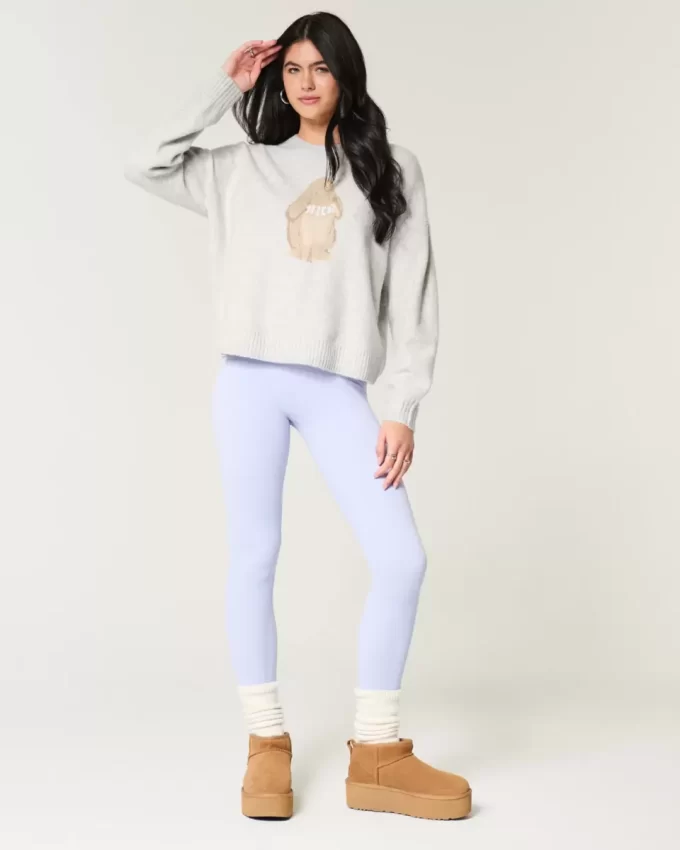 Hollister Rahat Bulut Tavşanı Grafikli Kazak Hollister Rahat Bulut Tavşanı Grafikli Kazak