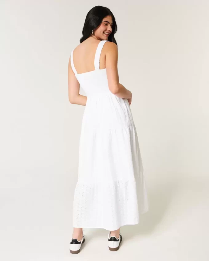 Hollister Sofia Yan Fırfırlı Uzun Elbise Hollister Sofia Yan Fırfırlı Uzun Elbise