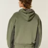 Hollister x Crocs Sherpa Astarlı Fermuarlı Kapüşonlu Üst
